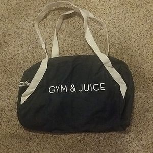 Denim gym bag